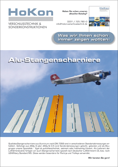 Scharniere Luftfahrt