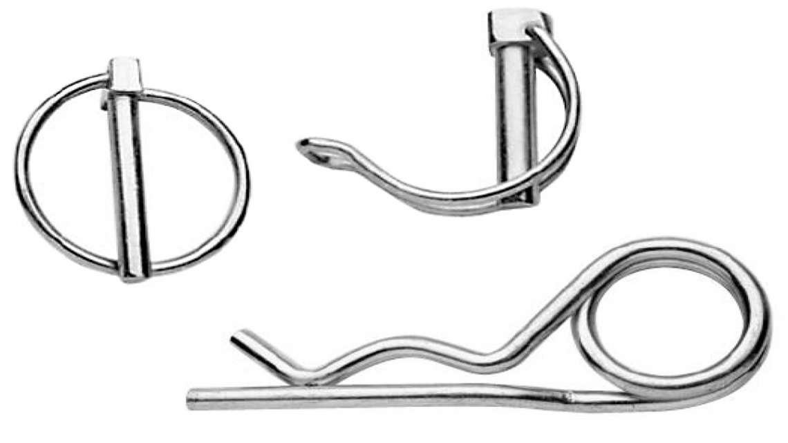 Linch Pins, Hose Clips, R-Clips